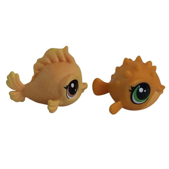 Littlest Pet Shop Fish 608 Fanciest Mint 678 Duffery Puffster N54 Baby 643 Angel - Picture 9 of 16